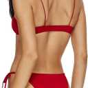 Gottex Women's Beach Time Scoop Neck Bikini Top (Red, S)