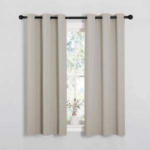 NICETOWN Room Darkening Draperies Window Curtain Panels, Thermal Insulated Grommet Room Darkening Curtains for Bedroom (Natural, 2 Panels, W34 x L54 -inch) NICETOWN Room Darkening Draperies Window Curtain Panels, Thermal Insulated Grommet Room Darkening Curtains for Bedroom (Natural, 2 Panels, W34 x L54 -inch)
