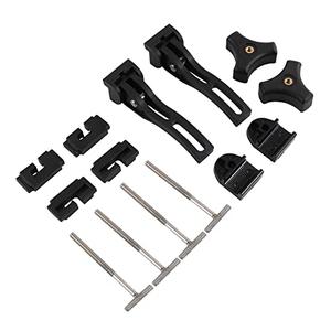 DICMIC Universal Replacement and Accessories Part Kit for Hard Tri-fold & Quad-fold Truck Bed Cover Include Nut, T-Bolt and Tonneau Cover Clamp, 2X Rear Clamp
