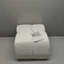 Levtex Home - Mills Waffle - Queen Quilted Bedspread Set - Cream Cotton Waffle - Bedspread Size (106 x 106in.), Sham Size (26 x 20in.)