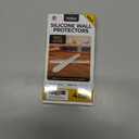 4 Clear Silicone Wall Protector Strips  Self-Adhesive Door Slam Stoppers & Noise Dampening Bumpers for Cabinets, Car, Toilet Lids, Drawers, Shower  5.5" x 0.7" x 0.2" by Vellax