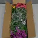 InnoGear Artificial Flowers for Outdoors, 12 Bundles UV Resistant Fake Silk Flowers for Outside Faux Spring Summer Decor Flower for Outdoor Indoor Garden Home Decoration Porch Patio (Mixed 4 Colors)