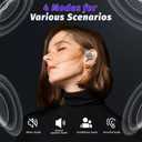 AI Translation Earbuds Real Time - Translator Earbuds for 144 Languages, LCD Touch Screen, Open-Ear Design, Translation Headphones, Audfonos Traductores, Perfect for Travel, Business -Sapphire Blue