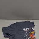 Trump Make 4th of July Great Again Men Drinking Beer Funny T-Shirt, XL