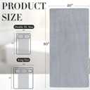SmoothNovelty 2 Pcs Oversized Bath Towels 40 x 80 Inch, Extra Large Bath Sheets Microfiber Lightweight & Quick Dry, Jumbo Shower Towels for Adults Beach, Gym, Pool, Spa, Travel (Light Gray)