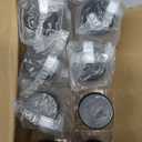 Unomor Empty Juice Bottles with Lids 350ml Plastic Bottles for Juice Storage Reusable Beverage Containers with Caps