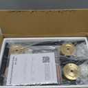 Garwarm Modern LED Ceiling Light Fixture,76W Dimmable LED Chandelier Flush Mount Ceiling Lights Remote Control,6 Ring Ceiling Lamp Fixture for Living Room Dining Room Bedroom(Chrome)