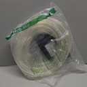 Pangda 30 ft Dog and Cat Cord Protector Flexible Cable Sleeve 2 mm Thick 1/2 Inch Diameter Wire Cable Sleeve Tubing for Pets PVC Electric Wire Cover Cord Protector for USB Charger Audio(Clear)