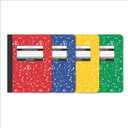Composition Book  100 Sheets, Wide Ruled, 9.75 x 7.5 inch  Durable Cover  School & Office Use  Pack of 4 - Color Marble Design