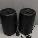 2 Pack YARIKI Air Purifiers for Bedroom Home with Aromatherapy Function,Small Air Purifier with Nightlight Speed Control,24dB Low Noise for Better Sleep,For Pet Room Dorm Kitchen,P60 (Black)