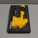 Cordless Electric Scissors, Fast Charging Rechargeable Cardboard Cutter with Replaceable Blades and Long-Lasting Battery, Effortless Cutting for Cloth, Fabric, Plastic & Leather (Yellow-black)