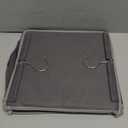 BOOMIBOO Hanging Closet Organize and Shelves5-Hanging Shelf with 2 Side PocketsStorage Foldable Grey (1)