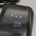 Tire Inflator Portable Air Compressor, 150PSI Cordless Tire Pump, 12V DC & Battery Dual Power, Auto Shut-Off Air Pump for Car, Motorcycle, Bike, Ball - LED Light & Digital Display, Car Gifts for Men (Black)