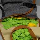 HOPET Snuffle Mat for Dogs Large Breed, 28.3''x28.3'' Interactive Puzzle Dog Food Mat, Easy to Clean, Durable, Mental Stimulation & Slow Feeding Game for All Breeds