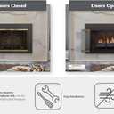 Pleasant Hearth Arrington Small Glass Fireplace Doors AR-1020