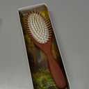 Natural Wooden Hair Brush for Women Anti Breakage Wood Bristle Brush with Pear Wood Handle, Gentle Scalp Massage, Anti-Static, Made in Germany Best Rated for All Hair Types