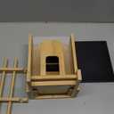 NETVUE by Birdfy Smart Bird Feeder with Camera Solar Powered 2K Live Steam&AI Bird Species Identification&Motion Detection,Birds Watching Wood Feeder for Chistmas Gift for mom,Children and Myself