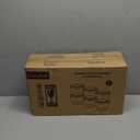 8 PCS Glass Meal Prep Containers with Lids, Airtight 3 Cup Glass Storage Containers Set, Round Deep Soup Containers with Lids for Leftover, Microwave, Dishwasher, and Freezer Safe (6Pc)