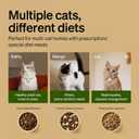 PETLIBRO RFID Automatic Cat Feeder, Collar Tag-Activated Personalized Meals, 5G&2.4G Wi-Fi Programmable Cat Food Dispenser with Cats Recognition & Diet Tracking for Multi-Pet Homes and Different Diets
