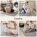 AMOAMI Kitchen Mats for Floor, Non Slip Washable Grey Kitchen Rugs Absorbent Quick Dry and Easy to Clean, Rugs for Kitchen in Front of Sink, 20*32