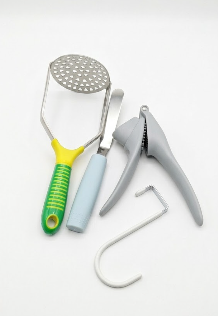 Folding Potato Masher Heavy Duty Folding Stainless Steel Mashing Tool