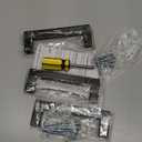 Ravinte 3 Pack Black Cabinet Pulls 3-3/4 Inch Square Kitchen Cabinet Handles Matte Black Kitchen Hardware for Drawer Pulls Drawer Handles Come with Screwdriver