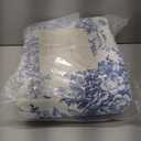 Laura Ashley - Queen Quilt Set, Reversible Cotton Bedding with Matching Shams, Home Decor for All Seasons (Bedford Delft Blue, Queen)