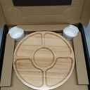 SMIRLY Charcuterie Large Bamboo Cheese Board Set for Serving - House Warming Gifts for New Home, Wedding, Bridal Shower & Birthday, for Women