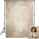 Abstract Professional Photography Backdrop for Adult Portrait Photo Studio Props Booth Background Photoshoot with Thick Ployester Roller Pocket on Top(Beige-8x10ft)