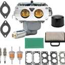 MIA10632 LA120 LA130 Carburetor Replacement for Briggs Stratton 405777 406777 407777 445677 445777 445577 791230 799230 699709 499804 20hp 21hp 23hp 24hp 25hp Models V-Twin Gas Engine Motor