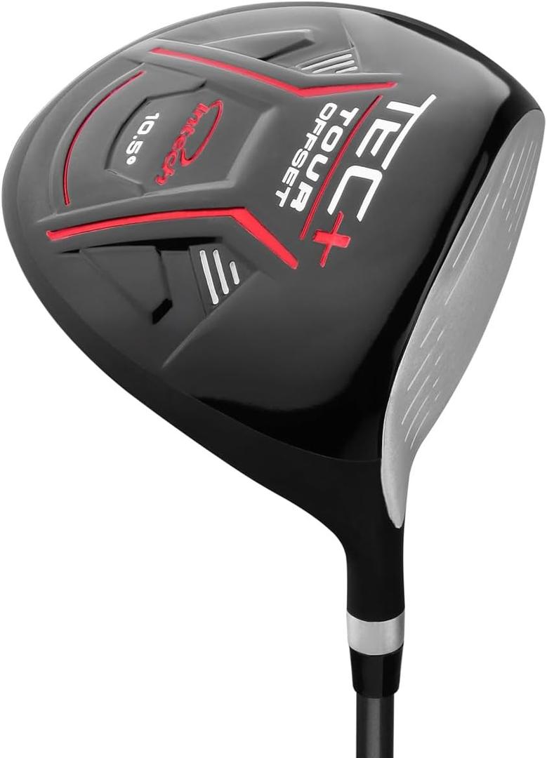 Intech Tec Plus Golf Drivers for Men & Women, Right Handed Standard/Offset (Black 10.5 Degrees Offset)