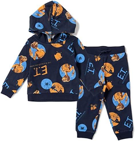 ET E.T. The Extra-Terrestrial Fleece Pullover Hoodie and Pants Outfit Set Toddler to Big Kid, 3T ET E.T. The Extra-Terrestrial Fleece Pullover Hoodie and Pants Outfit Set Toddler to Big Kid, 3T