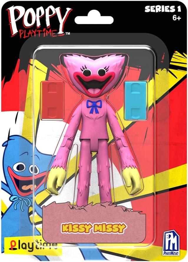 Poppy Playtime Kissy Missy Action Figure (5'' Posable Figure, Series 1) [Officially Licensed] (AF7702)