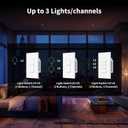 Aqara Smart Light Switch H2 (2-in-1 Neutral, 2 Buttons, 2 Channels), Thread/Zigbee Protocol, Wall Switch for Smart Home, Supports Apple Home, Google, Alexa, Matter Over Thread