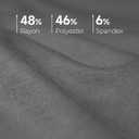 Wide Leg Pants for Women High Waist Relaxed Dress Pants with Pockets 30" (XXL)