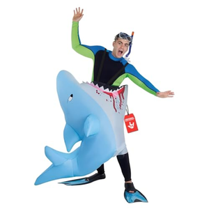 Morph Shark Costume Adult, Inflatable Shark Costume, Inflatable Costumes Adult, Halloween Costumes for Adults