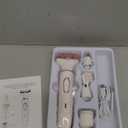 Women's Electric Razor Bikini Trimmer, 4-in-1 Cordless Shaver for Face, Legs, Underarms, Pubic Hair  Wet/Dry Use, Painless Hair Removal