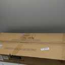 FUTASSI P1 Rolling Clothes Rack, Movable Metal Garment Closet Organizer with Lockable Wheels, Clothing Wardrobe with Double Hanger Rods and Hooks, 35.4" W x 15.7" D x 80.5" H, Load 450lbs, Gold