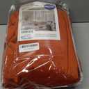 MIULEE Fall Burnt Orange Velvet Curtains 84 Inches Long 2 Panels - Back Tab and Pleated Luxury Window Curtains for Bedroom Living Room Blackout Thermal Insulated Soft Drapes Terracotta Rust Decor