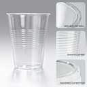 9 oz Plastic Cups,504 pack-Clear Disposable Drinking Cups, Water Cups for Cold beveragesPlastic Clear Cups for Party, Graduation, Travel, Holiday, Events, Birthday