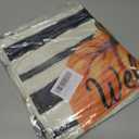 Fall Pumpkin Pillow Cover 18x18 Fall Decor Cushion Cover Autumn Stripe Throw Pillow Cover Thanksgiving Farmhouse Decorative Cushion Cases 18x18 Set of 4 (Dark Tones)