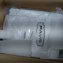 FAVE 6 Pack 120 Inch White Round Satin Tablecloth, Washable Table Cover