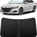 INSAUTO Custom Fit Windshield Sun Shade Accessories for Honda Accord 2018-2022, Foldable Front Window Sunshade, UV & Heat Reflector, Keeps Interior Cool, Includes Storage Bag