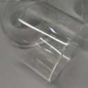 Round Acrylic Container, 4 Pack 4.7 x3.9 Clear Round Acrylic Box Organizer with Lid Circle Box with Lid, Storage Boxes for Candy, Pill, Nails, Beads Jewelry and Display