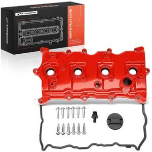 A-Premium Upgraded Aluminum Engine Valve Cover with Gasket, Bolts and Cap