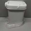 MOPALL 2.7 Gallon Small Bathroom Trash Can with Lid Soft Close, Garbage Can with Press Top Lid & Foot Pedal, Step Trashcan Slim Trash Bin Waste Basket for Toilet, Office, Bedroom, Kitchen, Living Room