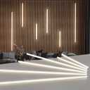 Art3d 6-Pack Recessed LED Strip Light Kit with Smart Switch, White, 40 inches