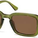 VANLINKER Polarized Trendy Square Sunglasses for Women Men 2025 Retro Chic Cute Shades VL9849