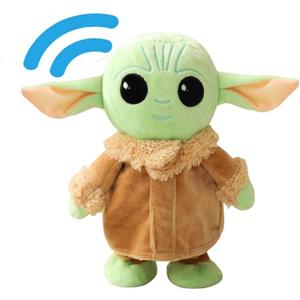 Talking Baby Yoda 7.8 Inch,Walking Baby Yoda and Toy Repeats What You Say Plush Animal Toy Electronic Toy for Boys,Girls,Stuffed Animal,Baby Doll for Kids Gifts