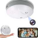 Hidden Camera Smoke Detector WiFi HD 1080P Small Spy Cameras Nanny Cam with Motion Detection,Indoor Wireless Camera for Home Security